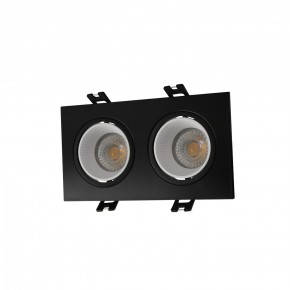 DK3072-BK+WH Встраиваемый светильник, IP 20, 10 Вт, GU5.3, LED, черный/белый, пластик в Заводоуковске - zavodoukovsk.mebel24.online | фото 1