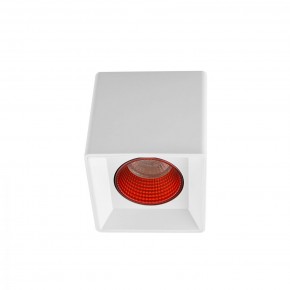 DK3080-WH+RD Светильник накладной IP 20, 10 Вт, GU5.3, LED, белый/красный, пластик в Заводоуковске - zavodoukovsk.mebel24.online | фото 1