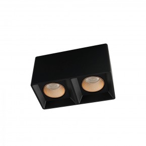 DK3085-BK+BR Светильник накладной IP 20, 10 Вт, GU5.3, LED, черный/бронзовый, пластик в Заводоуковске - zavodoukovsk.mebel24.online | фото 1