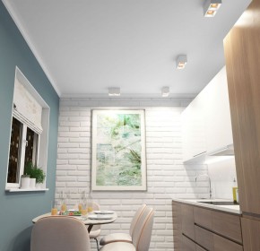 DK3085-WH+BR Светильник накладной IP 20, 10 Вт, GU5.3, LED, белый/бронзовый, пластик в Заводоуковске - zavodoukovsk.mebel24.online | фото 2
