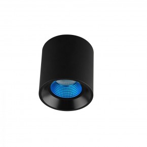 DK3090-BK+CY Светильник накладной IP 20, 10 Вт, GU5.3, LED, черный/голубой, пластик в Заводоуковске - zavodoukovsk.mebel24.online | фото