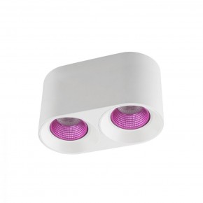 DK3096-WH+PI Светильник накладной IP 20, 10 Вт, GU5.3, LED, белый/розовый, пластик в Заводоуковске - zavodoukovsk.mebel24.online | фото