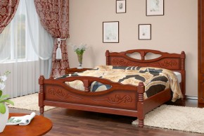 ЕЛЕНА-4 Кровать из массива (орех) в Заводоуковске - zavodoukovsk.mebel24.online | фото