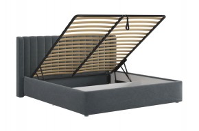 ЕВА Кровать с ПМ 1800 (графит) в Заводоуковске - zavodoukovsk.mebel24.online | фото