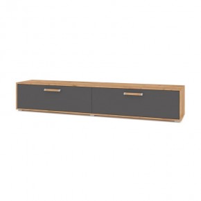 ФЛОРИДА Ф32 Тумба ТВ (дуб золотой/графит) в Заводоуковске - zavodoukovsk.mebel24.online | фото