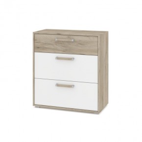 ФЛОРИДА Ф41 Комод (дуб серый/белый) в Заводоуковске - zavodoukovsk.mebel24.online | фото