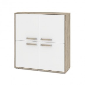 ФЛОРИДА Ф43 Комод (дуб серый/белый) в Заводоуковске - zavodoukovsk.mebel24.online | фото