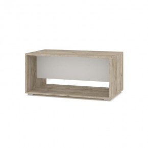 ФЛОРИДА Ф61 Стол журнальный (полка) дуб серый/белый в Заводоуковске - zavodoukovsk.mebel24.online | фото