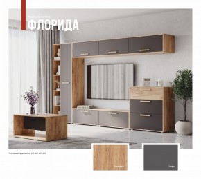 ФЛОРИДА Гостиная (модульная) дуб золотой/графит в Заводоуковске - zavodoukovsk.mebel24.online | фото