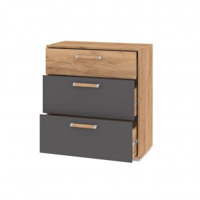 ФЛОРИДА Гостиная (модульная) дуб золотой/графит в Заводоуковске - zavodoukovsk.mebel24.online | фото 10