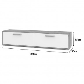 ФЛОРИДА Гостиная (модульная) дуб золотой/графит в Заводоуковске - zavodoukovsk.mebel24.online | фото 6