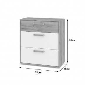 ФЛОРИДА Гостиная (модульная) дуб золотой/графит в Заводоуковске - zavodoukovsk.mebel24.online | фото 9