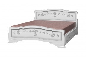 КАРИНА-6 Кровать из массива 1200 с 2-мя ящиками в Заводоуковске - zavodoukovsk.mebel24.online | фото 2