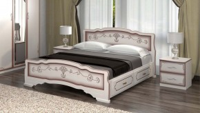 КАРИНА-6 Кровать из массива 1200 с 2-мя ящиками в Заводоуковске - zavodoukovsk.mebel24.online | фото 5