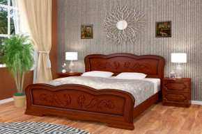 КАРИНА-8 Кровать из массива (Орех) в Заводоуковске - zavodoukovsk.mebel24.online | фото