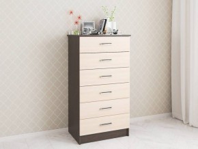 Комод Катрин-4 венге/дуб молочный в Заводоуковске - zavodoukovsk.mebel24.online | фото