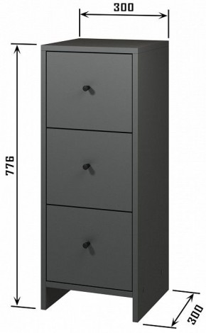 Комод Квадро в Заводоуковске - zavodoukovsk.mebel24.online | фото 4