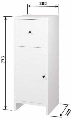 Комод Квадро в Заводоуковске - zavodoukovsk.mebel24.online | фото 3