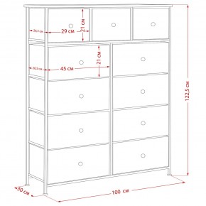 Комод Leset Линкс 11 ящиков (МДФ) в Заводоуковске - zavodoukovsk.mebel24.online | фото 12