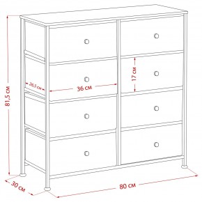 Комод Leset Линкс 8 ящиков (МДФ) в Заводоуковске - zavodoukovsk.mebel24.online | фото 12