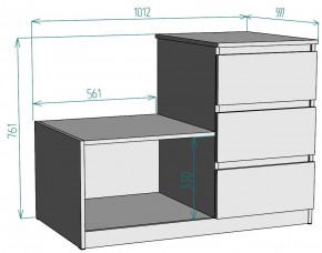 Комод Мальта K207 в Заводоуковске - zavodoukovsk.mebel24.online | фото 2