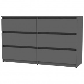 Комод Malta light K143 (Графит) в Заводоуковске - zavodoukovsk.mebel24.online | фото