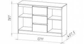 НИЦЦА-5 Комод (НЦ.05) в Заводоуковске - zavodoukovsk.mebel24.online | фото 2