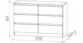 НИЦЦА-7 Комод (НЦ.07) в Заводоуковске - zavodoukovsk.mebel24.online | фото 3