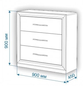 Комод Нобиле Км-90/45 в Заводоуковске - zavodoukovsk.mebel24.online | фото 2