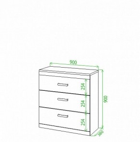 Комод Tiovo Км90 в Заводоуковске - zavodoukovsk.mebel24.online | фото 2