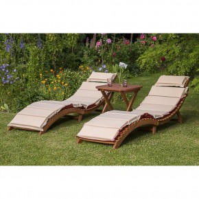 Комплект шезлонги и столик AFM-803A-T133 Beige (2+1) в Заводоуковске - zavodoukovsk.mebel24.online | фото
