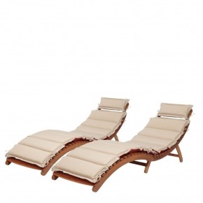 Комплект шезлонги и столик AFM-803A-T133 Beige (2+1) в Заводоуковске - zavodoukovsk.mebel24.online | фото 2