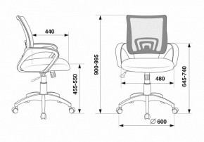 Кресло компьютерное CH-695N/R/TW-11 в Заводоуковске - zavodoukovsk.mebel24.online | фото 12