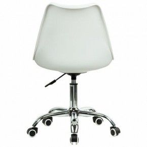 Кресло стул BRABIX "Eames MG-310 CH", хром, пластик белый, ткань серая, 532924 в Заводоуковске - zavodoukovsk.mebel24.online | фото 4