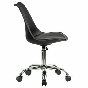 Кресло стул BRABIX "Eames MG-310 CH", хром, пластик черный, экокожа черная, 532925 в Заводоуковске - zavodoukovsk.mebel24.online | фото 3