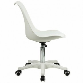 Кресло стул BRABIX "Eames MG-310 PL", пластик белый, экокожа белая, 532926 в Заводоуковске - zavodoukovsk.mebel24.online | фото 3