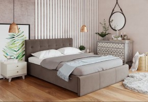 Кровать Изабелла с латами Newtone cacao 1600x2000 в Заводоуковске - zavodoukovsk.mebel24.online | фото 2