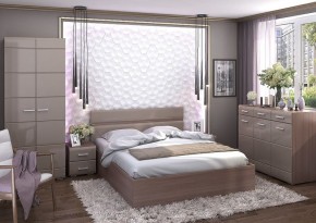 Кровать Вегас 1,6м Шимо темный в Заводоуковске - zavodoukovsk.mebel24.online | фото 2