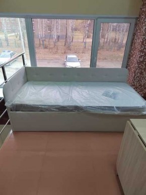 Кровать Зарина угловая Newtone light beige угол правый в Заводоуковске - zavodoukovsk.mebel24.online | фото 3