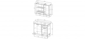 Кухонный гарнитур Белый Глянец 1000 (Стол. 38мм) в Заводоуковске - zavodoukovsk.mebel24.online | фото 3