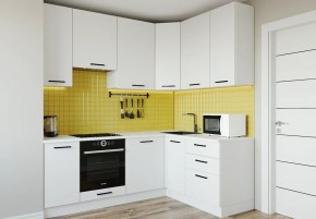 Кухонный гарнитур Белый Глянец 2200*1600 h950 (Стол. 38мм) в Заводоуковске - zavodoukovsk.mebel24.online | фото