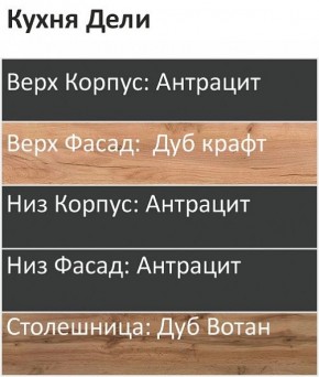 Кухонный гарнитур Дели 2200 (Стол. 38мм) в Заводоуковске - zavodoukovsk.mebel24.online | фото 3