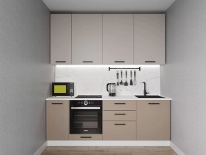 Кухонный гарнитур Каппучино 2200 h950 (Стол. 38мм) в Заводоуковске - zavodoukovsk.mebel24.online | фото