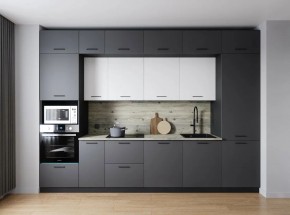 Кухонный гарнитур Меренга 3400 (Стол. 26мм) в Заводоуковске - zavodoukovsk.mebel24.online | фото 1