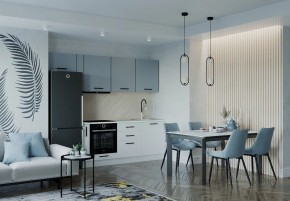 Кухонный гарнитур Ниагара 2550 (Стол. 38мм) в Заводоуковске - zavodoukovsk.mebel24.online | фото