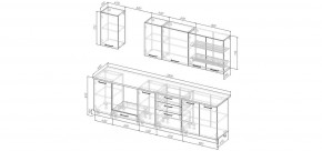 Кухонный гарнитур Ниагара 2800 (Стол. 26мм) в Заводоуковске - zavodoukovsk.mebel24.online | фото 2