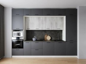 Кухонный гарнитур Санторини 3400 (Стол. 38мм) в Заводоуковске - zavodoukovsk.mebel24.online | фото 1