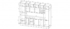 Кухонный гарнитур Санторини 3400 (Стол. 38мм) в Заводоуковске - zavodoukovsk.mebel24.online | фото 2