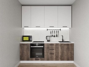 Кухонный гарнитур Старое Дерево 2200 h950 (Стол. 26мм) в Заводоуковске - zavodoukovsk.mebel24.online | фото 1