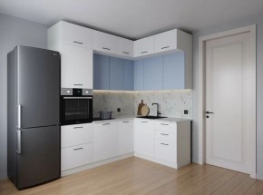 Кухонный гарнитур угловой Капри 2200*1700 (Стол. 38мм) в Заводоуковске - zavodoukovsk.mebel24.online | фото